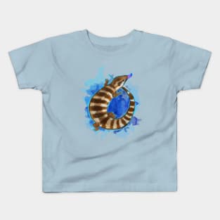 Blue Tongue Skink • Watercolor Art Kids T-Shirt